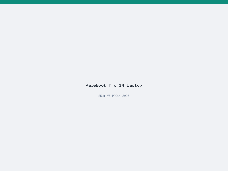 ValeBook Pro 14 Laptop
