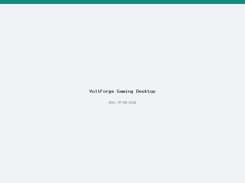 VoltForge Gaming Desktop