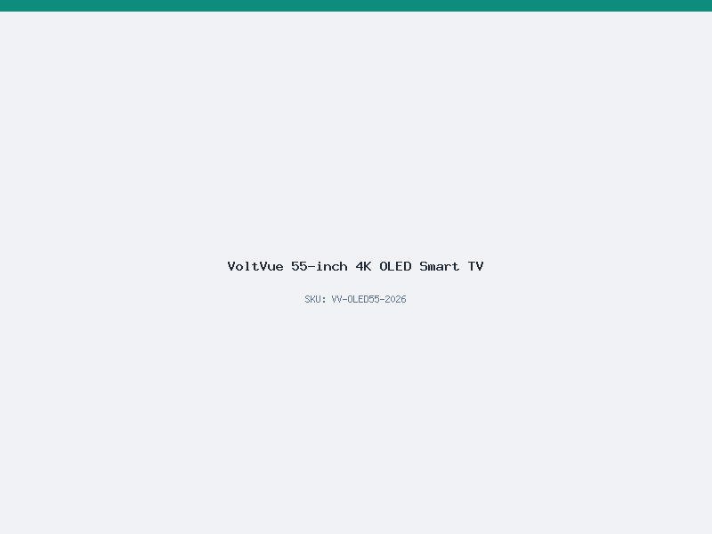 VoltVue 55-inch 4K OLED Smart TV